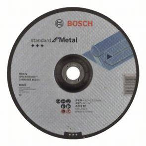 Диск отрезной BOSCH Standard 230х3х22 выпуклый, для металла (2.608.603.162)