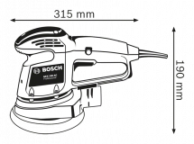 Эксцентриковая шлифовальная машина Bosch GEX 34-150 (0.601.372.800)