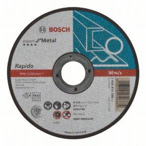 Диск отрезной BOSCH Expert Rapido, 125х1х22 прямой, для металла (2.608.603.396)