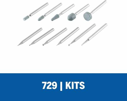 Набор насадок для гравера Dremel, 11 шт (2.615.072.9AA)