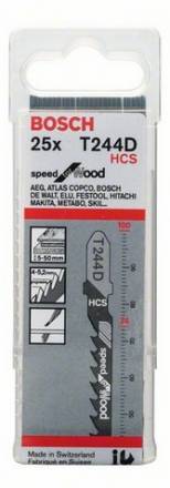 Пилки для лобзика Bosch T 244 D (2.608.633.626)