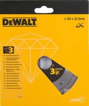 Диск алмазный DeWALT 125x22,2 DT 3761 (DT3761)