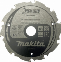 Диск пильный для цементноволокнистых плит Makita, 125x20x1.6/1 мм; 18 зубьев (B-49242)