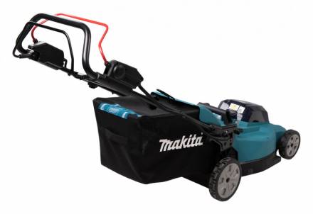 Аккумуляторная газонокосилка 48см, самоходная, 2х18V Makita DLM481CT2 (2х 5Ач, ЗУ)