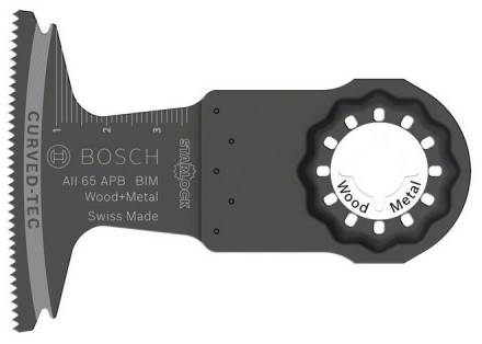 Погружное пильное полотно Bosch BIM AII 65 APB Wood and Metal (2.608.661.781)
