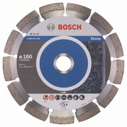 Диск алмазный Bosch 180x22,22 Standard for Stone (2.608.602.600)