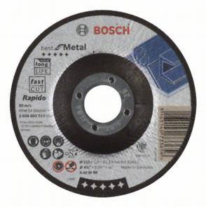 Диск отрезной BOSCH Best Rapido, 115х1х22 выпуклый, для металла (2.608.603.513)