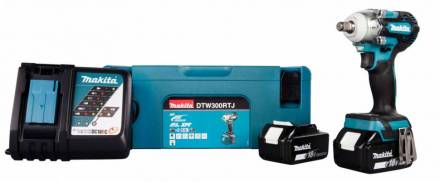 Аккумуляторный ударный гайковерт Makita DTW300SF1J (1 АКБ 3 Ач, ЗУ)