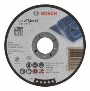 Диск отрезной BOSCH Best, 115х1,5х22 прямой, для металла (2.608.603.516)