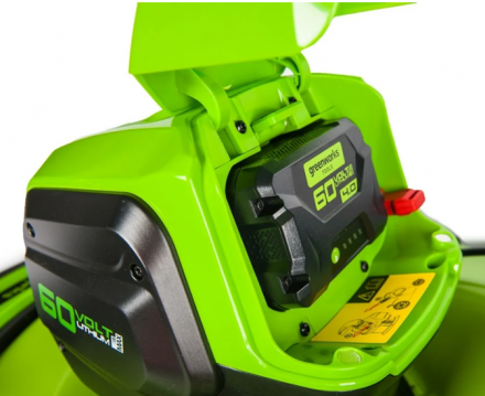 Аккумуляторная газонокосилка 46см,  60V GreenWorks GD60LM46HPK4 (1х4Ач, ЗУ) (2502807UB)