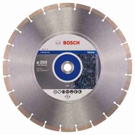 Диск алмазный Bosch 350x20/25,4 Standard for Stone (2.608.602.603)