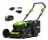 Аккумуляторная газонокосилка 46см,  40V, самоходная GreenWorks GD40LM46SP (1х4Ач, ЗУ) (2506807UB)