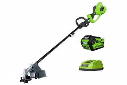 Триммер аккумуляторный Greenworks GD40BCK4, 40V, 40 см, (1х 4 Ач, ЗУ) (1301507UB)