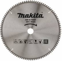 Диск пильный для алюминия Makita, 305x30х2, 100 зубьев (D-73025)
