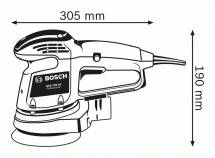 Эксцентриковая шлифовальная машина Bosch GEX 34-125 (0.601.372.300)