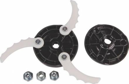 Триммерная головка Makita с пластиковыми ножами, М8х1,25R, М8/10х1,25LH (арт. 198383-1)