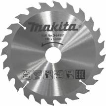 Диск пильный для дерева Makita, 190x30х1,4  24 зуба (D-64951)