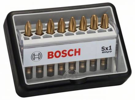 Набор Bosch Robust Line из 8 насадок-бит Sx Max Grip (2.607.002.570)