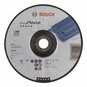 Диск отрезной BOSCH Best, 180х2,5х22 выпуклый, для металла (2.608.603.529)