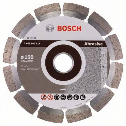 Диск алмазный Bosch 150x22,2 Standard for Abrasive (2.608.602.617)
