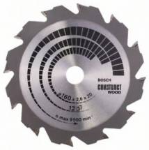 Диск пильный Bosch Construct Wood, ф160х20/16х1,6мм,12зуб (2.608.640.630)
