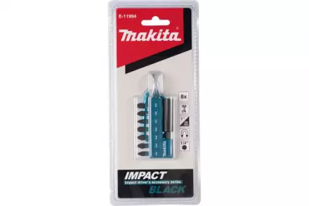 Набор бит Makita Impact Black 25 мм, 8 предметов (E-11994)