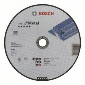 Диск отрезной BOSCH Best, 230х2,5х22 прямой, для металла (2.608.603.530)