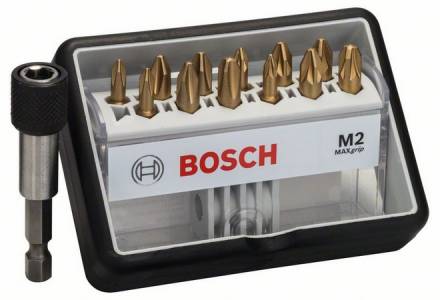 Набор Bosch Robust Line из 12+1 насадок-бит M Max Grip (2.607.002.578)