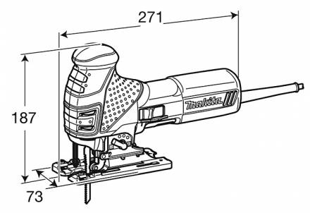 Электрический лобзик Makita 4351 FCTJ (4351FCTJ) 