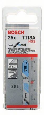 Пилки для лобзика Bosch T 118 A (2.608.638.470)