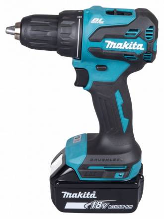Аккумуляторная ударная дрель-шуруповерт Makita DHP490SF1J 18V, 50Нм (1*3Ач, ЗУ)