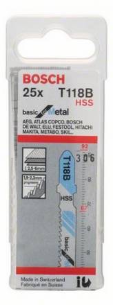 Пилки для лобзика Bosch T 118 B (2.608.638.471)