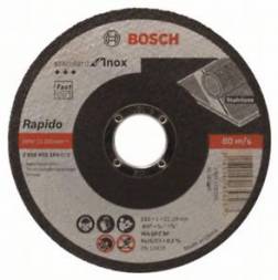 Диск отрезной BOSCH Standard for Inox Rapido, 125х1х22 прямой, для нерж. стали. (2.608.603.171)