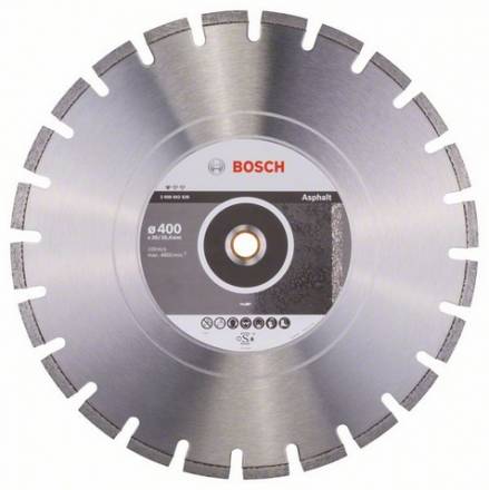 Диск алмазный Bosch 400x20/25,4 Standard for Asphalt (2.608.602.626)
