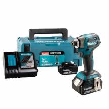 Аккумуляторный ударный шуруповерт (импакт) Makita DTD173RTJ (2х5Ач, ЗУ)