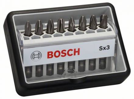 Набор Bosch Robust Line из 8 насадок-бит Sx Extra Hart (2.607.002.558)