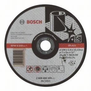 Диск отрезной BOSCH Expert for Inox, 180х2х22 прямой, для нерж. стали (2.608.600.095)