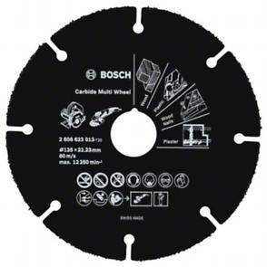 Диск твердосплавный отрезной BOSCH Multi Wheel, 125х1х22 прямой, универсальный (2.608.623.013)
